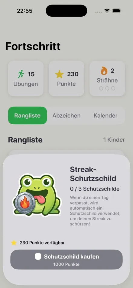 Strähnen-Schutzschild